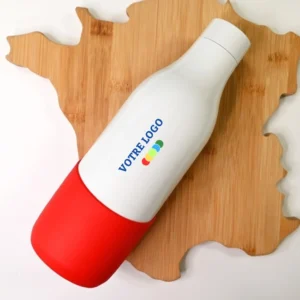 Gourde isotherme made in france 50 cl, bouteille isotherme ecologique fabriquée en France personnalisée greendesk