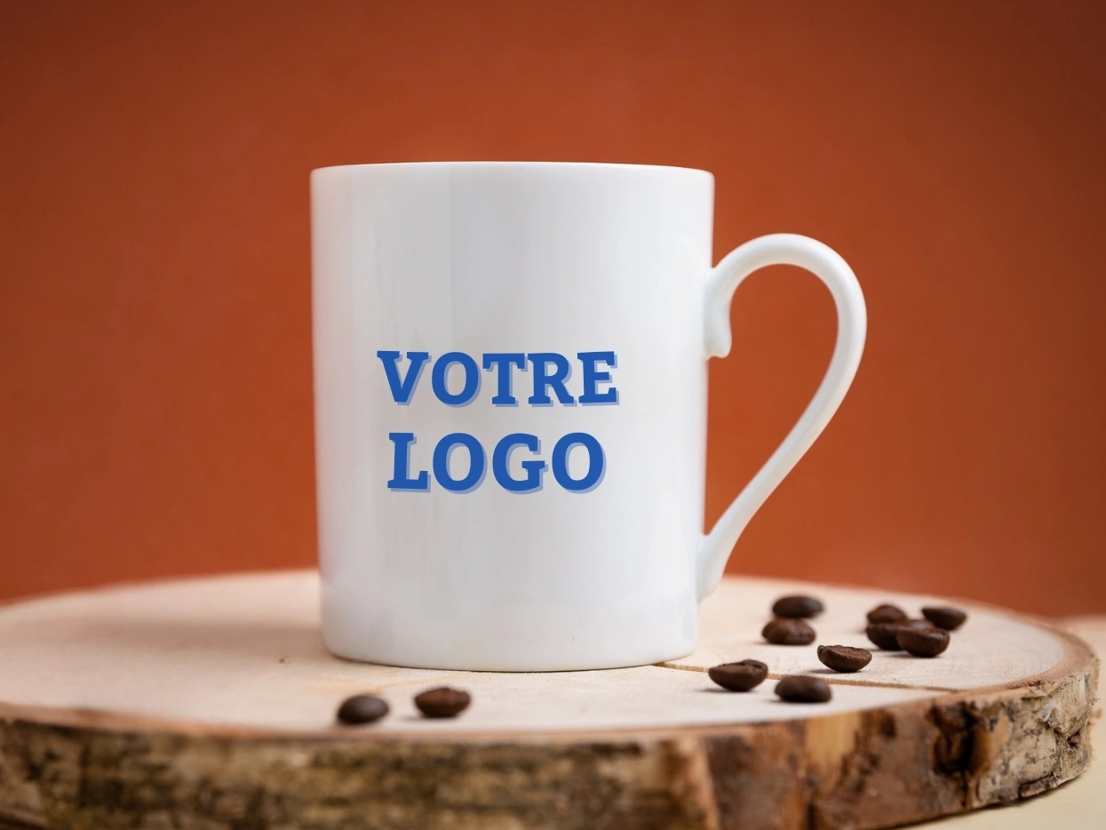 mug personnalisé made in france en porcelaine blanche
