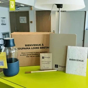 Welcome pack Groupama Loire Bretagne, portfolio ta belle mer, kit de bienvenue RSE Made in France