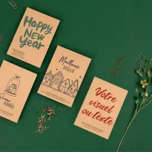 Sachet de graines personnalisé Noël Made in France