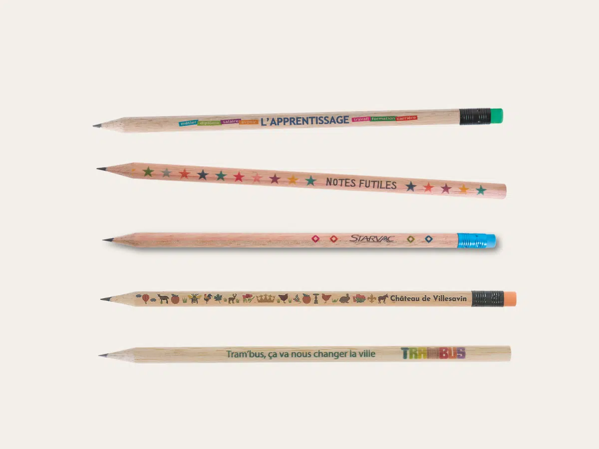 crayon à papier personnalisé compagnie française des crayons