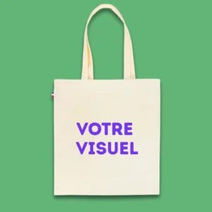 Tote bag publicitaire Made in France fabriqué en ESAT personnalisé par sérigraphie