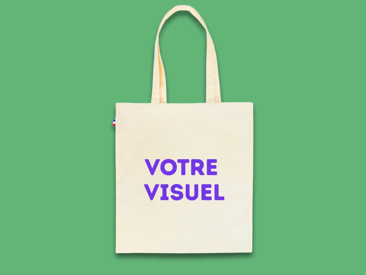 Tote bag publicitaire Made in France fabriqué en ESAT personnalisé par sérigraphie