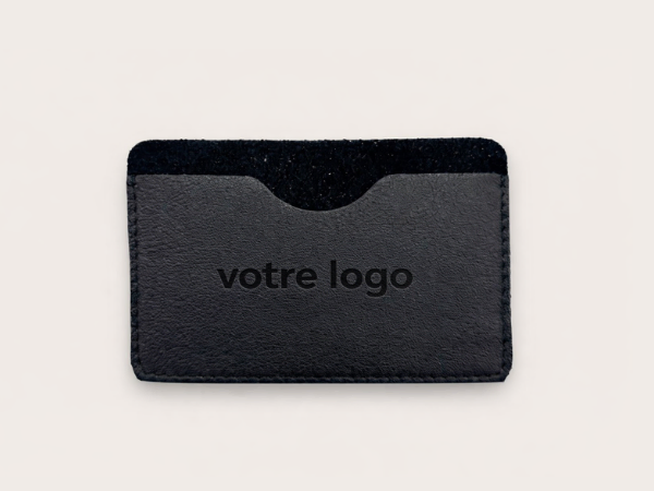 Porte-carte cuir personnalisé 1 poche made in France