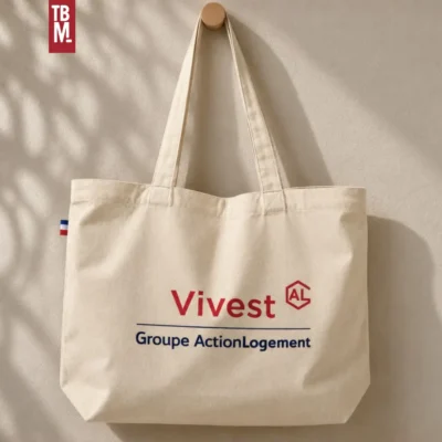 Cabas coton bio made in france vivest réalisations portfolio