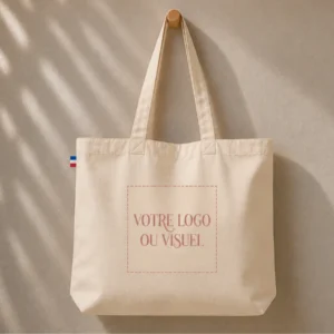 cabas personnalisé Made in France 240 g. fabriqué en ESAT